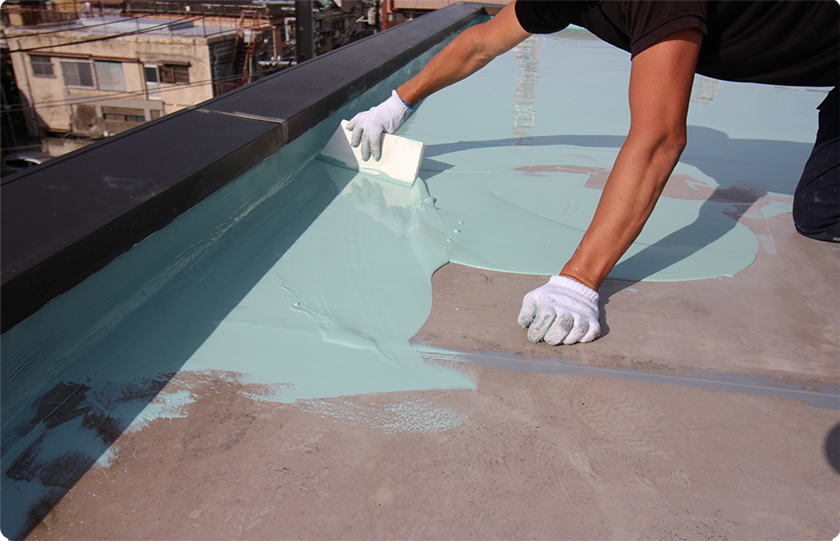 防水のエキスパートならではの高い技術力が安心