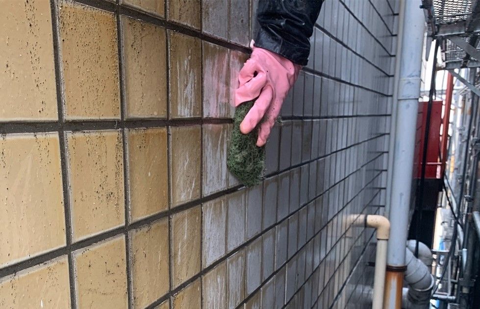 薬品洗浄の写真