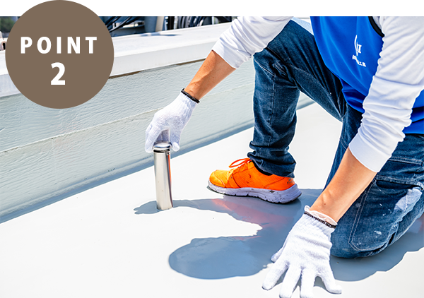 アパートの防水工事の写真