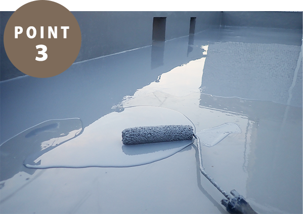 アパートの防水工事の写真