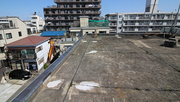 アスファルト防水工事の写真