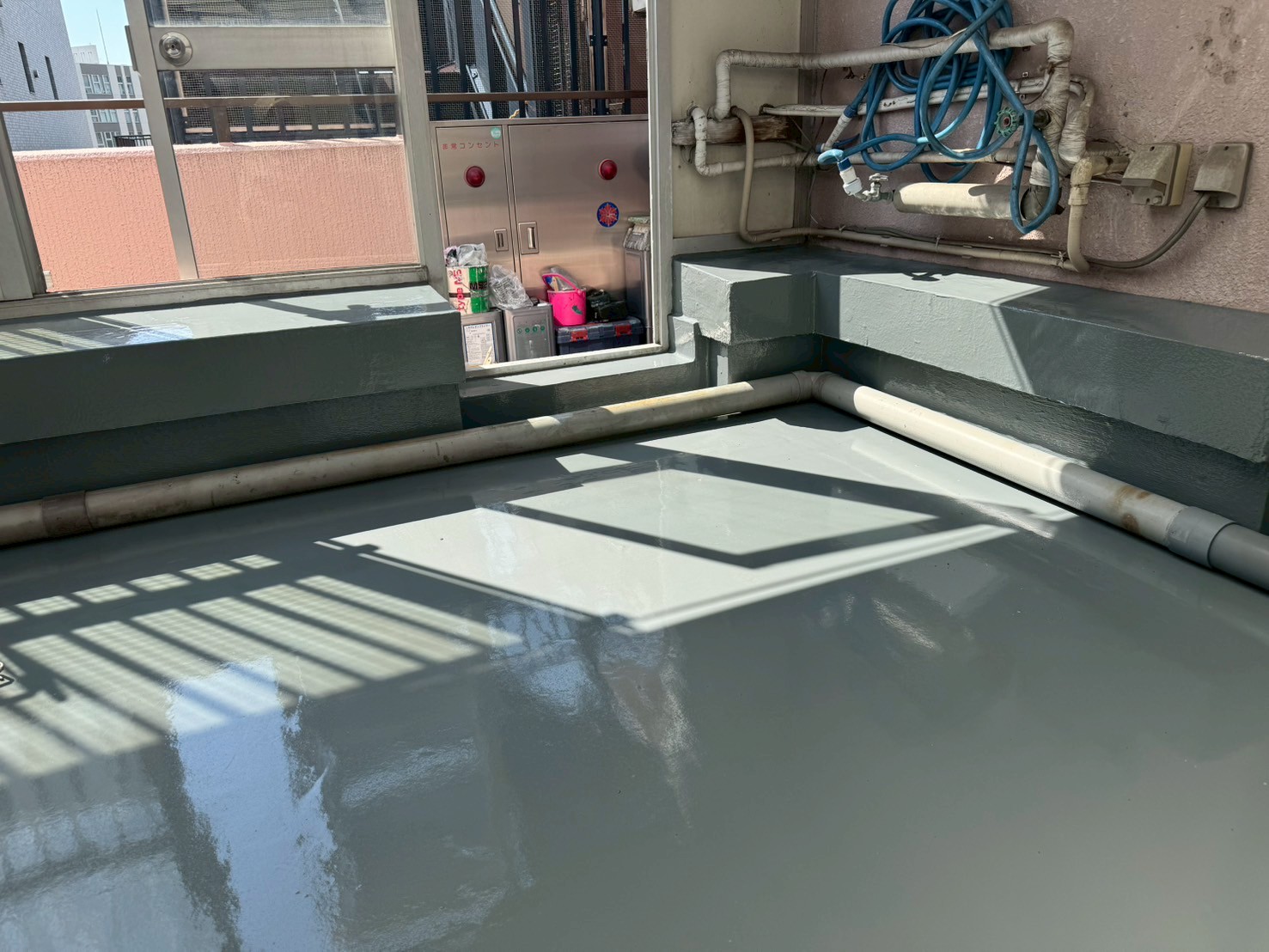 東京都台東区Ｏマンション　ルーフバルコニー防水工事《個人オーナー様》